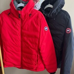 Women’s Canada Goose Red (black not for sale) Camp Down Jacket Coat